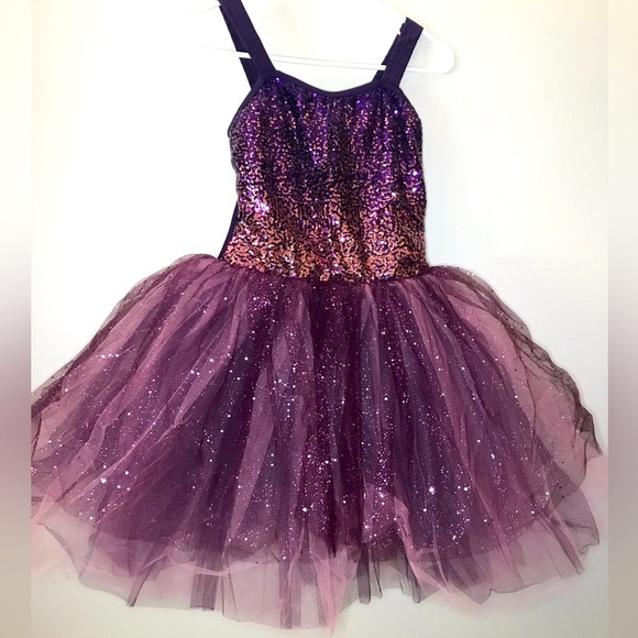 Girls Glitter/Shimmer Ballet Dance Costume - Picture 1 of 6